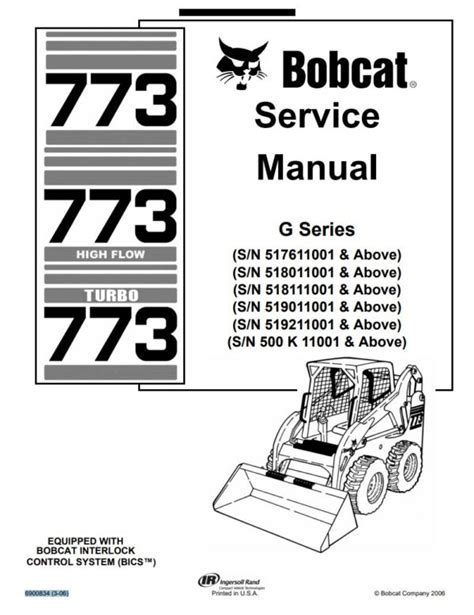 bobcat skid steer 773 service manual|bobcat 773 price.